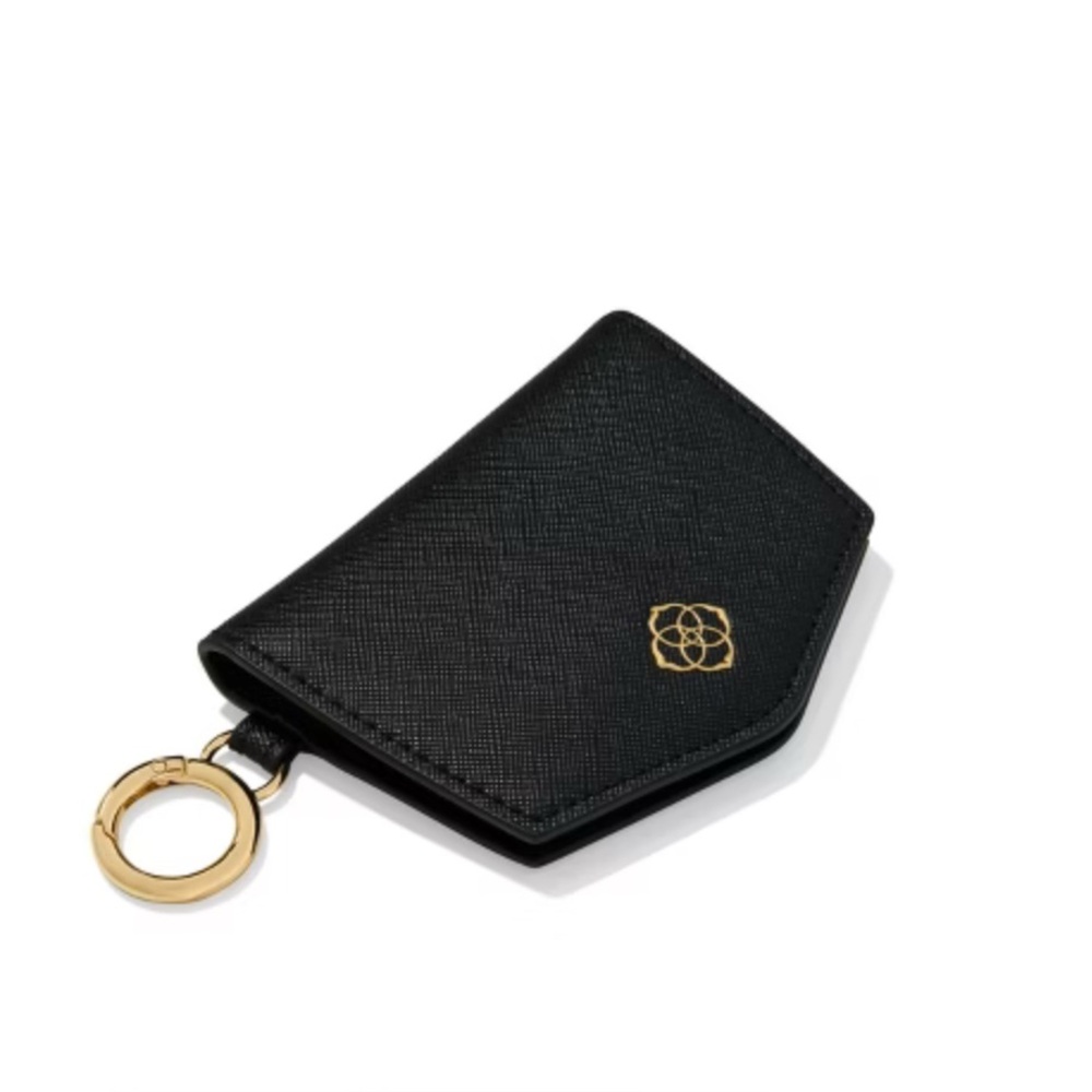 Kendra Scott Black and Gold Key and Card Holder